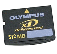 Tarjeta de Memoria XD 512 Mb